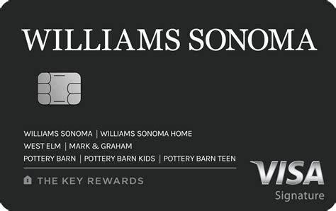 williams sonoma credit card account.